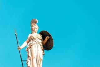 La diosa Atenea y la Acrópolis